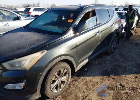 2013 Hyundai Santa Fe Sport из США, поврежденный, VIN 5XYZUDLB7DG033383